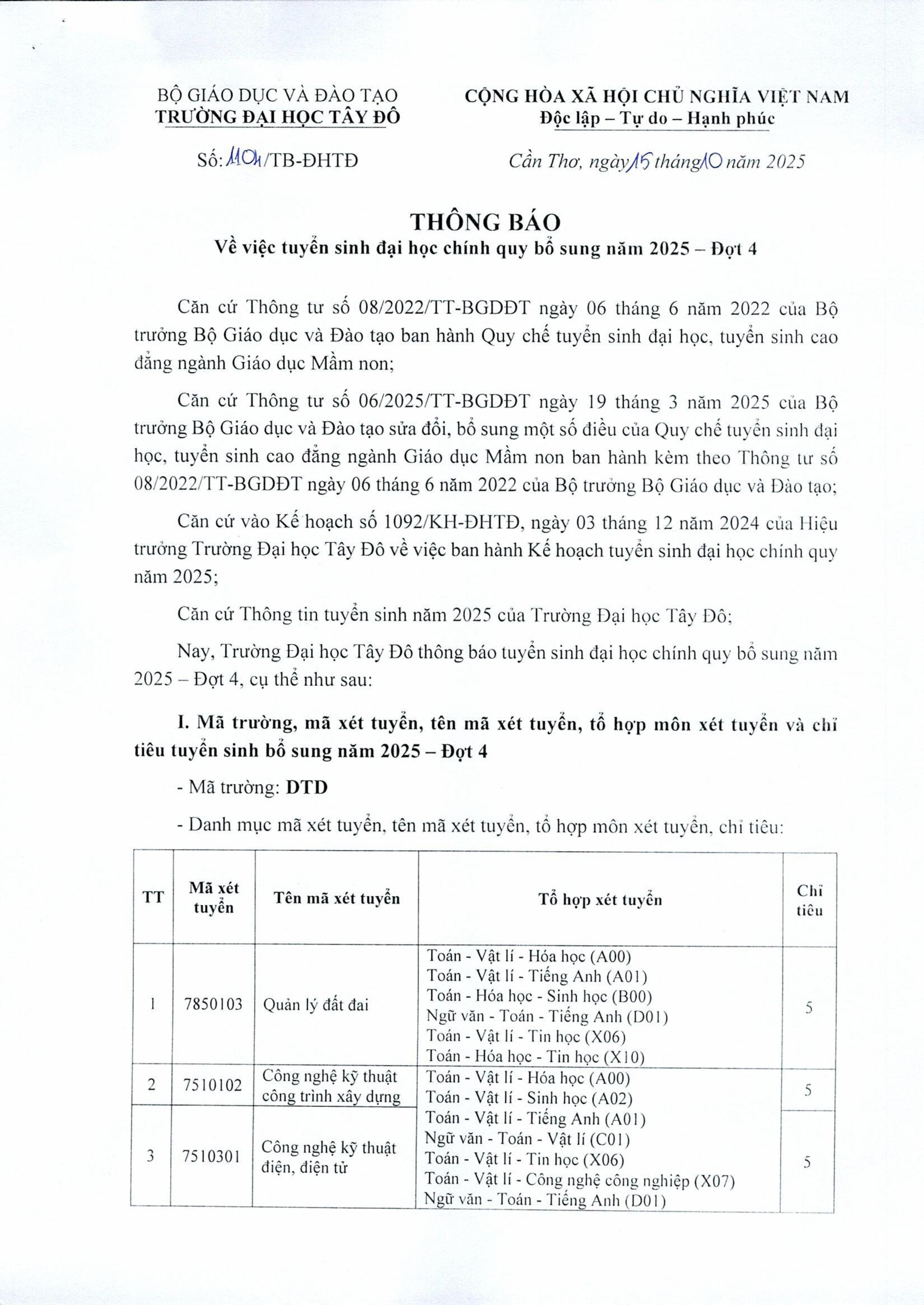 Vv tuyển sinh đại học chính quy bổ sung năm 2025-  đợt 4_0001-images-0.jpg