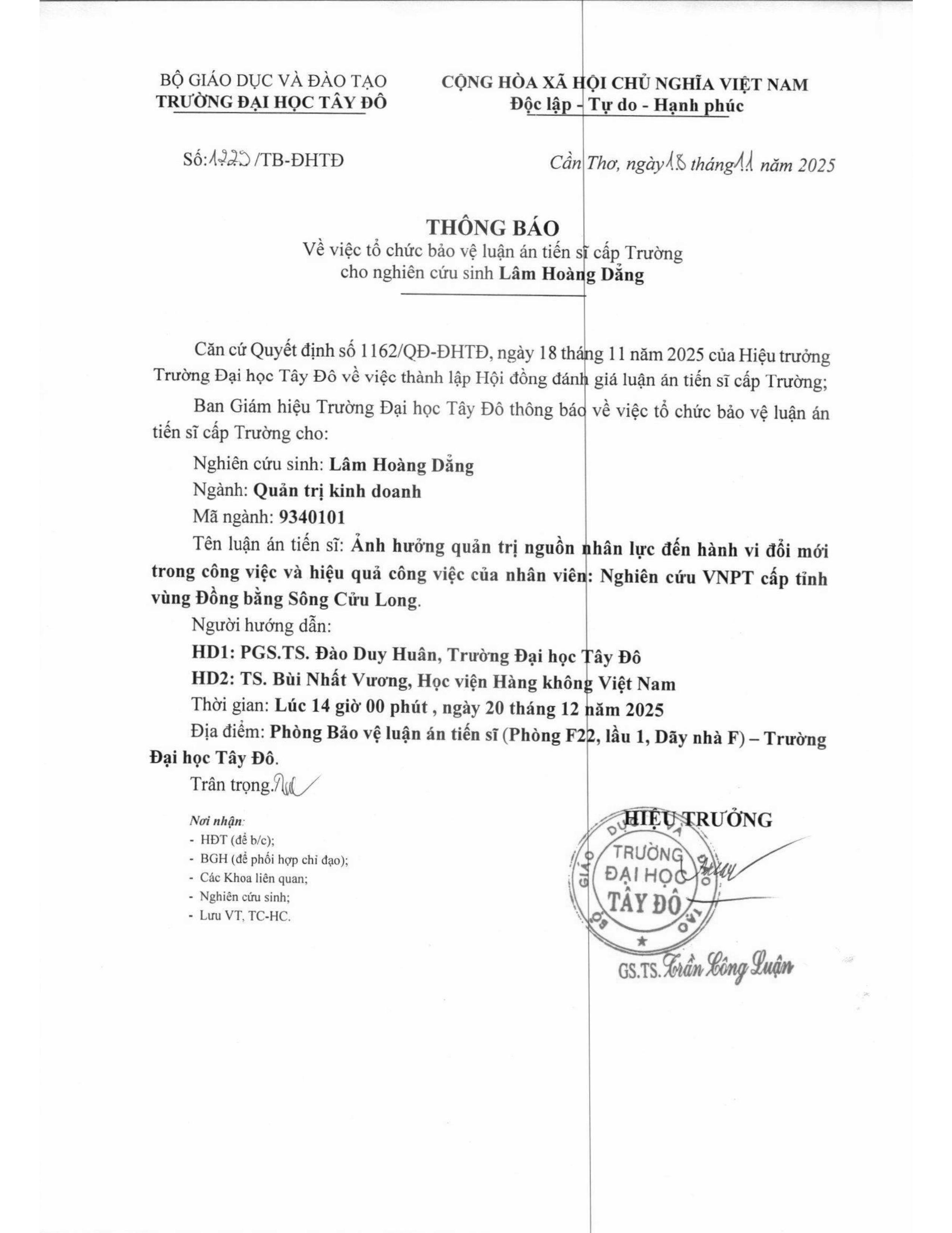 TB To chuc bao ve LATS cap truong NCS Lam Hoang Dang.jpg