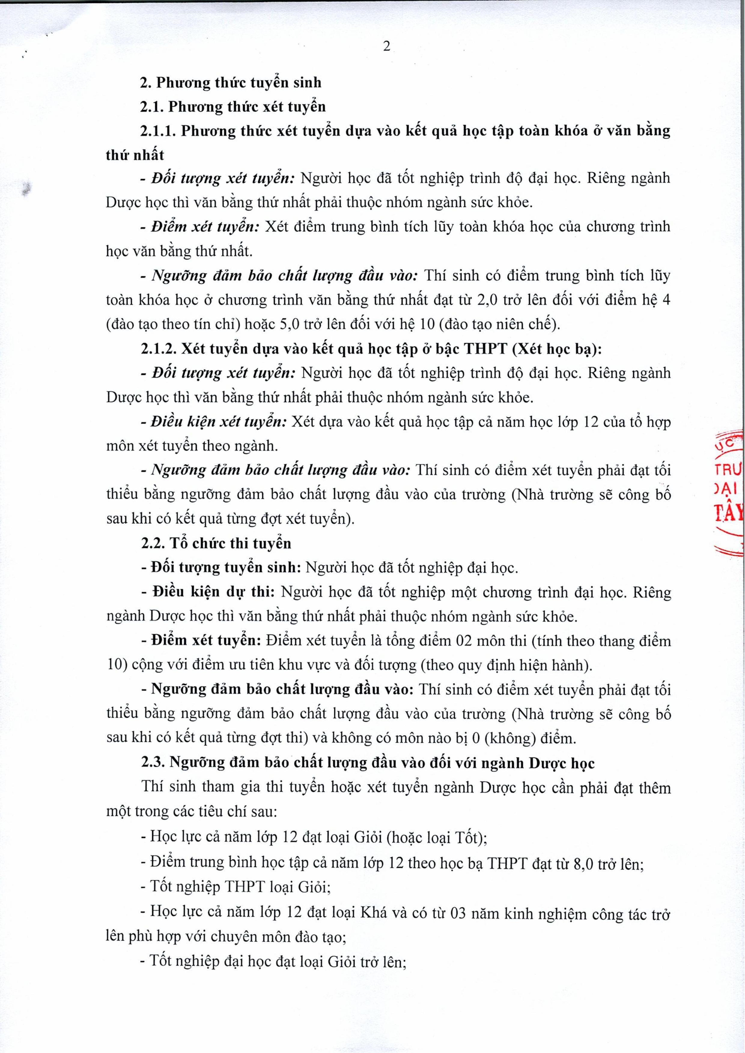 TB 146 tuyen sinh dao tao doi voi nguoi co bang dai hoc khac (Dai hoc van bang 2) he chinh quy - dot 1 nam 2026-images-1.jpg