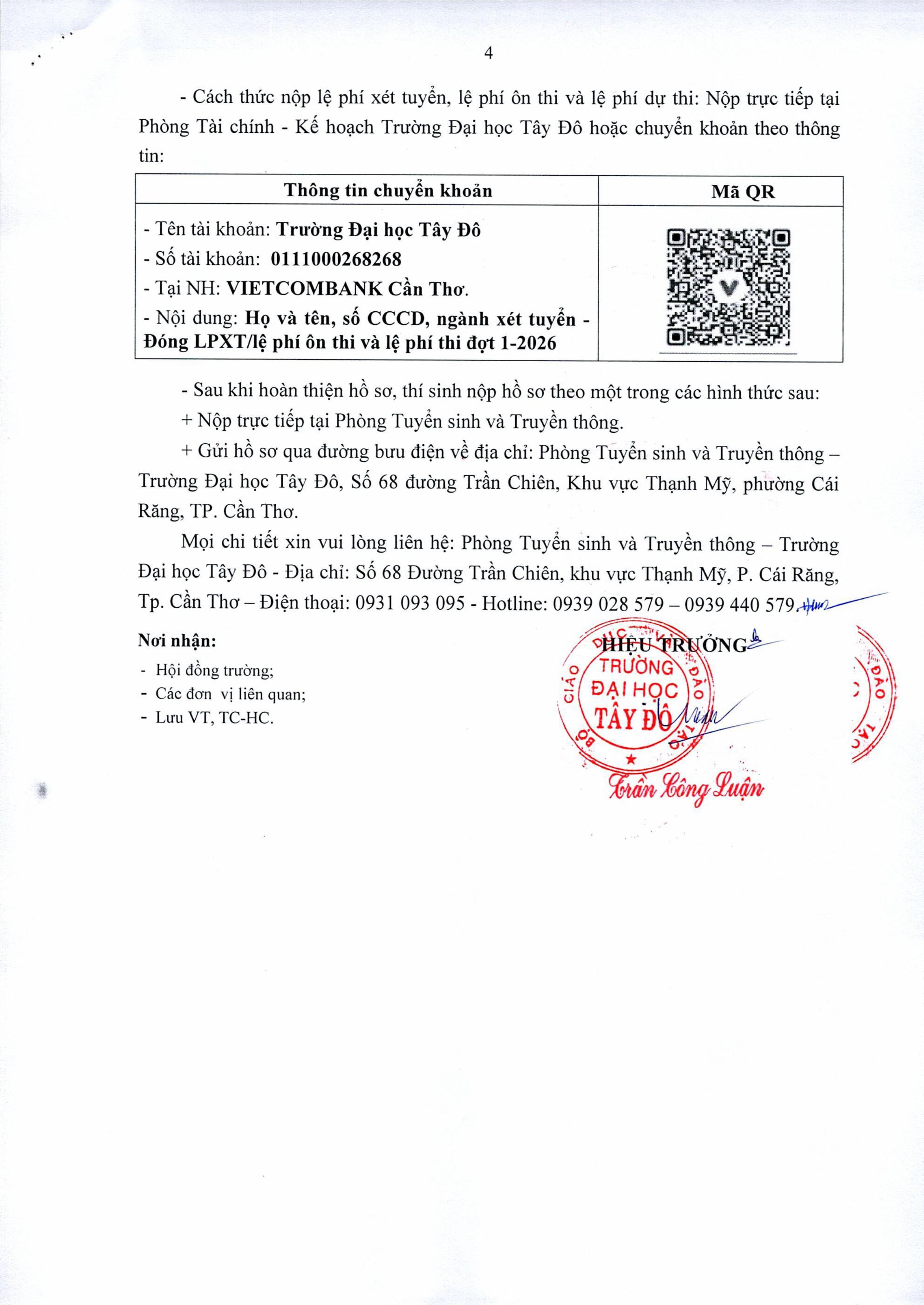TB 146 tuyen sinh dao tao doi voi nguoi co bang dai hoc khac (Dai hoc van bang 2) he chinh quy - dot 1 nam 2026-images-3.jpg