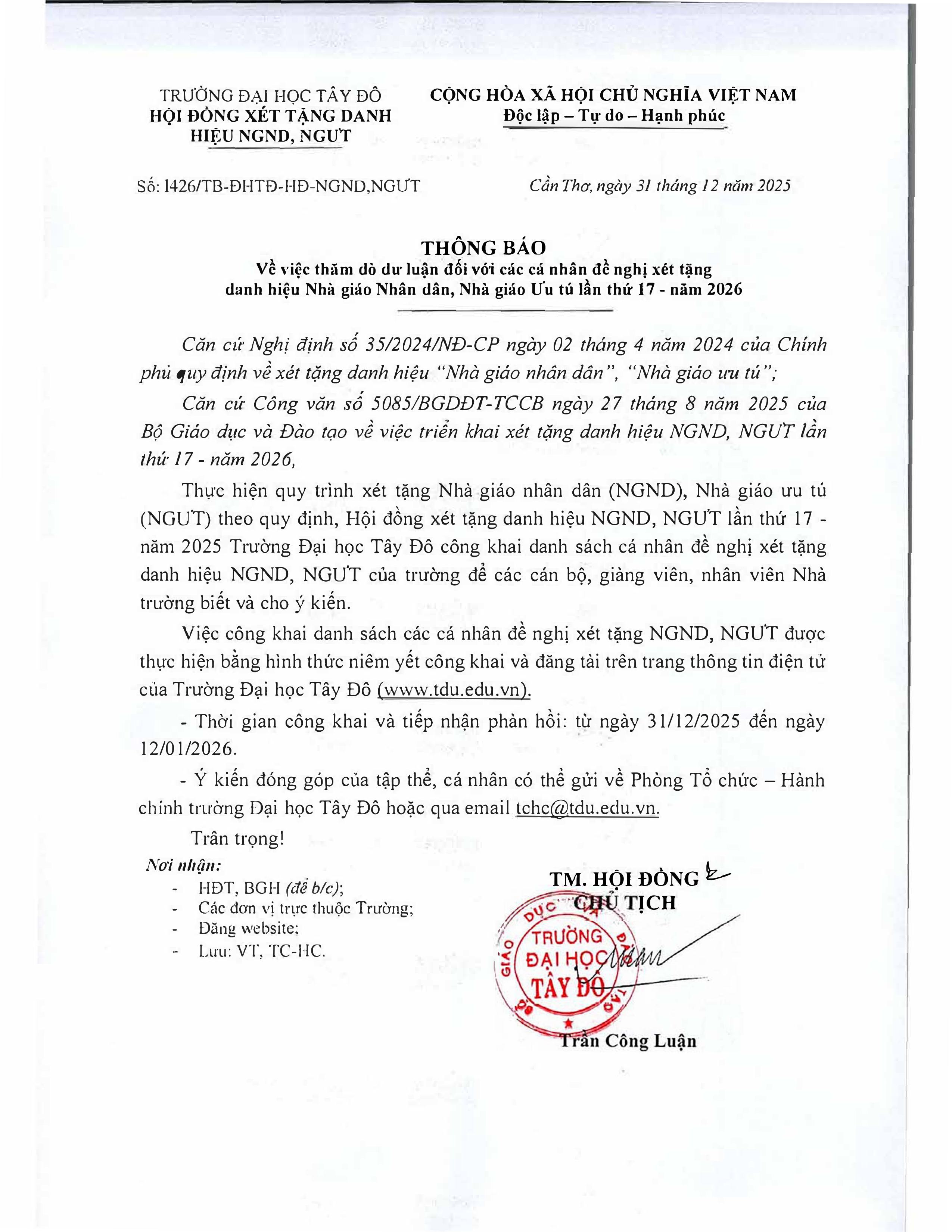 TB tham do du luan doi voi cac ca nhan xet tang danh hieu NGND, NGUT-hình ảnh-0.jpg